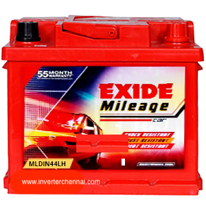 Exide MLDIN44LH Car battery in inverterchennai.com