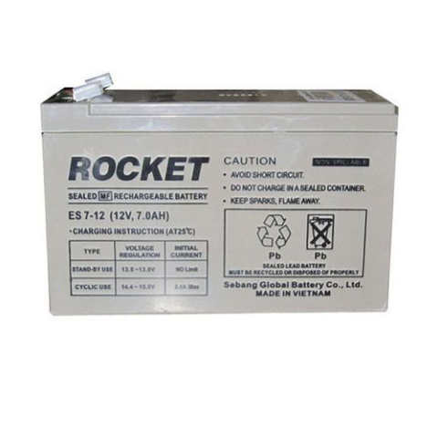 Rocket Rocket 12V 7Ah ES7-12 UPS Battery inverterchennai.com